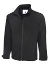 UC611 Premium Full Zip Soft Shell Jacket Black colour image